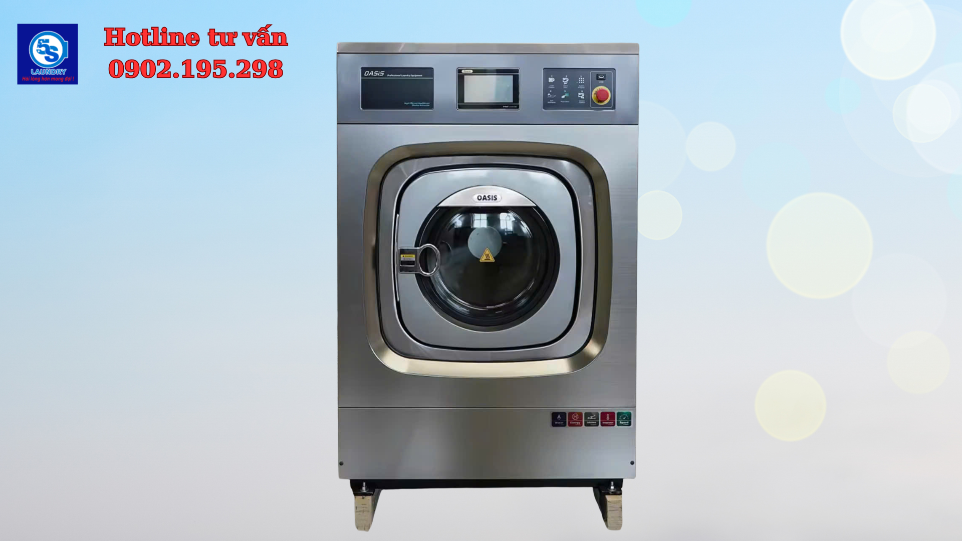 máy giặt sấy công nghiệp oasis